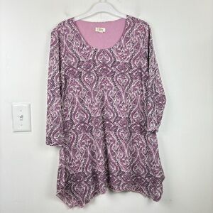 Style & Co. Pink Boxy Tunic Top
